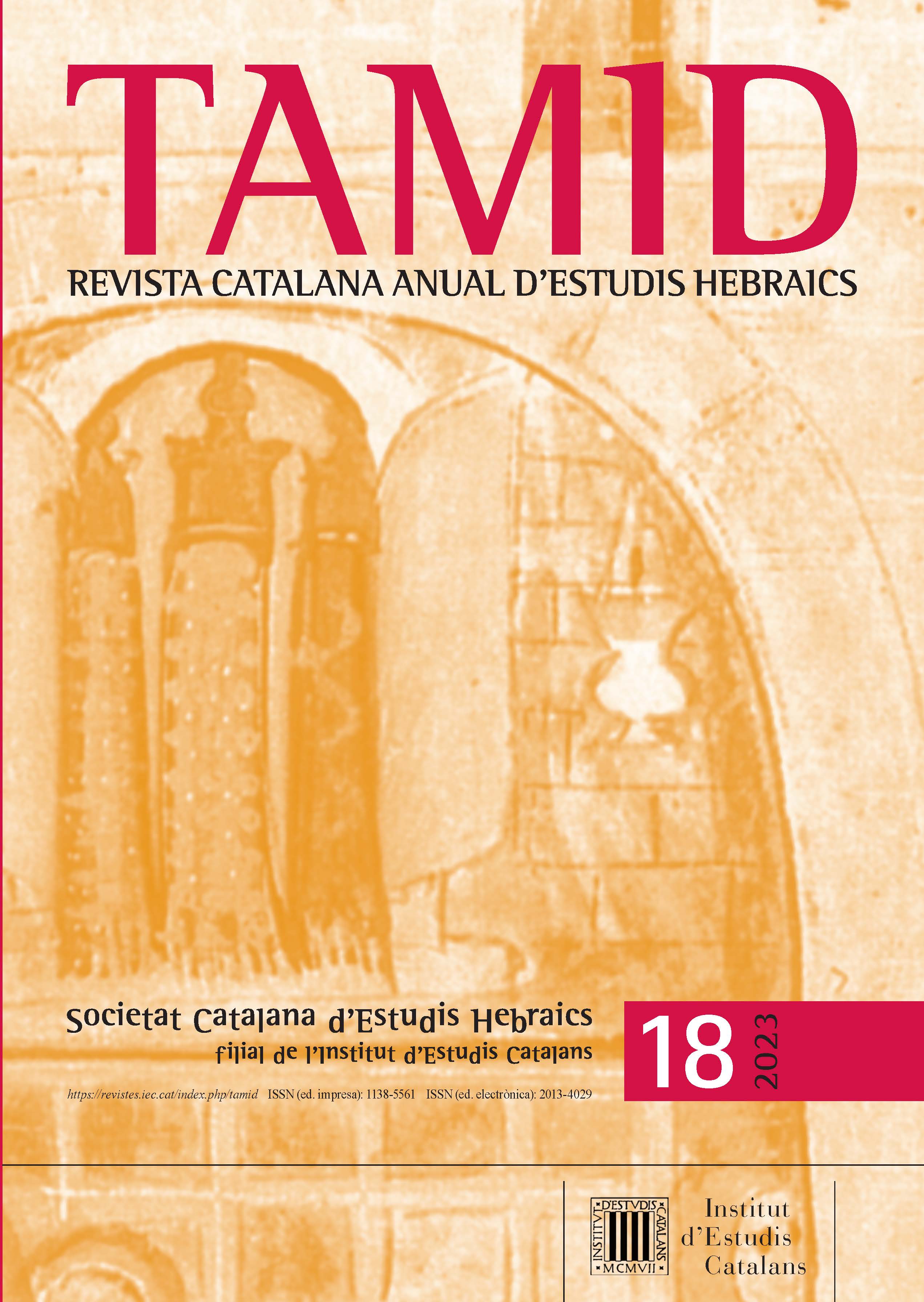 TAMID. Revista Catalana Anual d’Estudis Hebraics