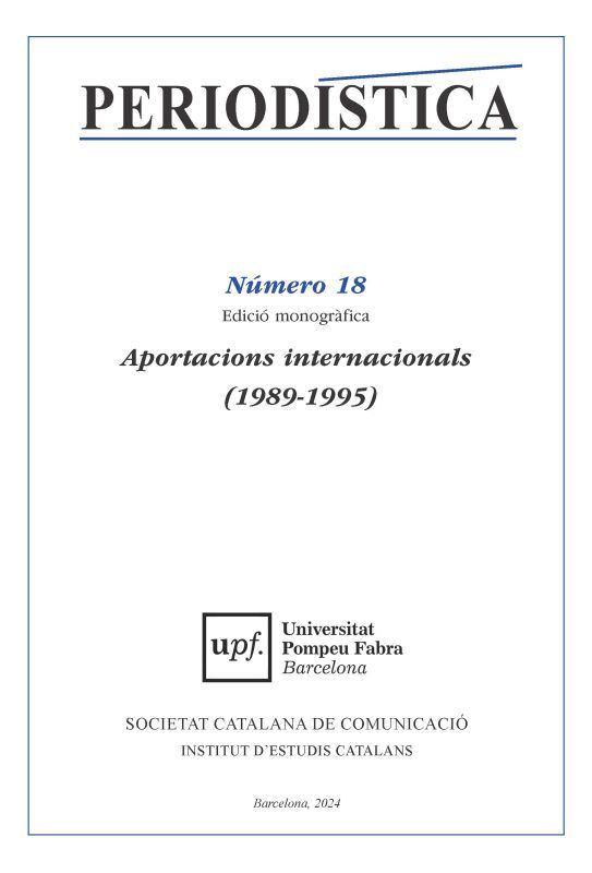 					View No. 18 (2024): Edició monogràfica : Aportacions internacionals (1989-1995)
				
