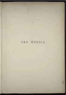 					Ver Vol. 2 Núm. 18 (1926): Ars Medica. Revista de Medicina, Cirurgía y Especialidades
				