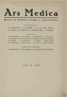 					Ver Vol. 9 Núm. 90 (1933): Ars Medica. Revista de Medicina, Cirurgía y Especialidades
				