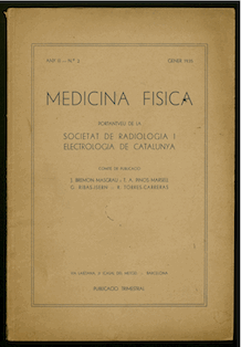 					Veure Vol. 2 Núm. 2 (1935): Medicina Física - Portantveu de la Societat de Radiologia i Electrologia de Catalunya -
				