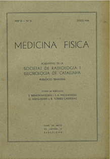 					Veure Vol. 3 Núm. 8 (1936): Medicina Física - Portantveu de la Societat de Radiologia i Electrologia de Catalunya -
				