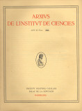 					View Vol. 11 No. 1 (1923): Arxius de l'Institut de Ciències
				