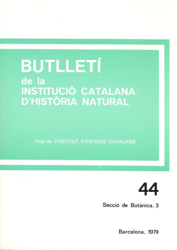 					Veure 44 : 1979 (Secció de Botànica, 3)
				