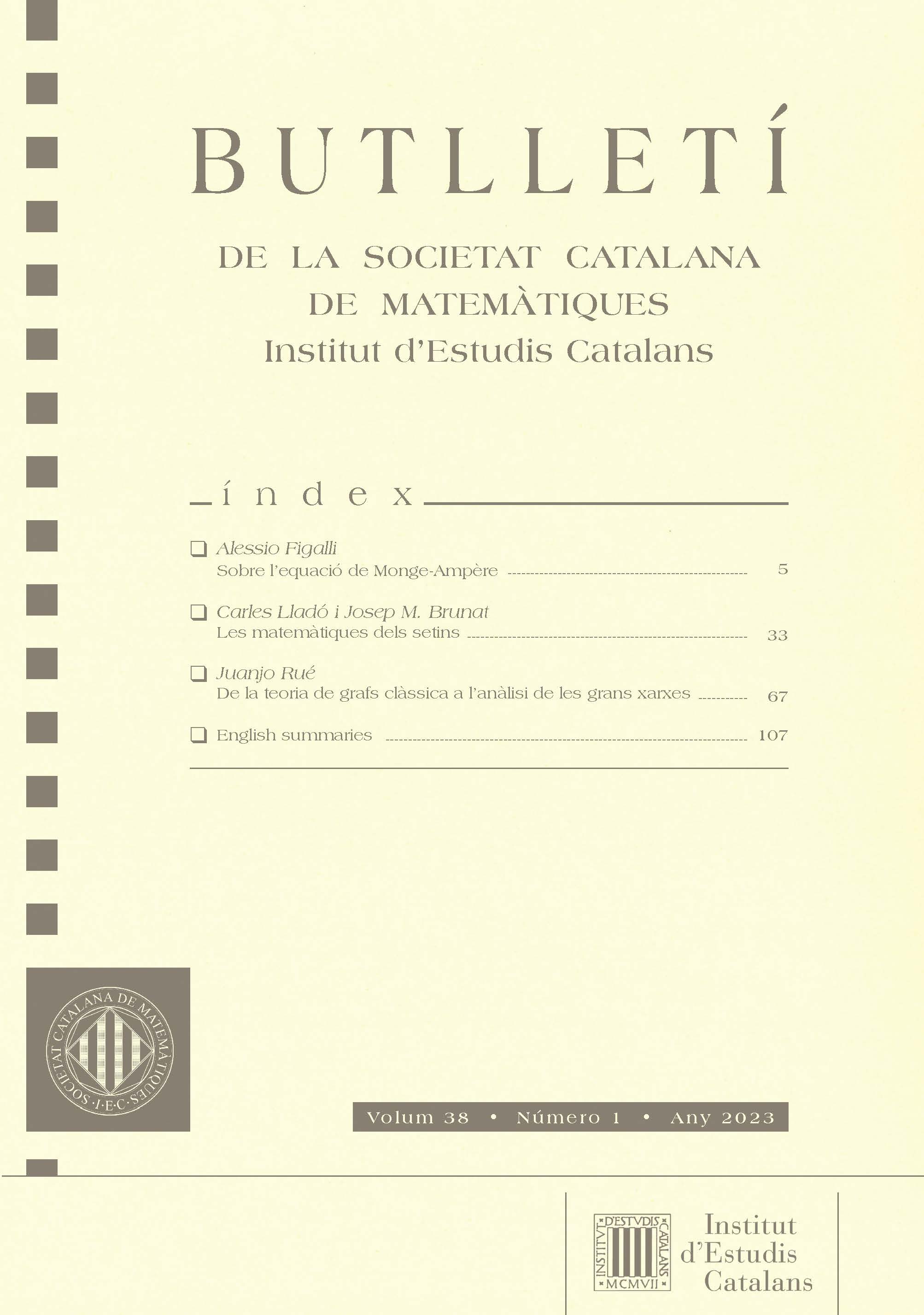 Butlletí de la Societat Catalana de Matemàtiques
